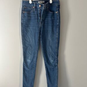 Madewell 10inch high waist skinny jeans TALL